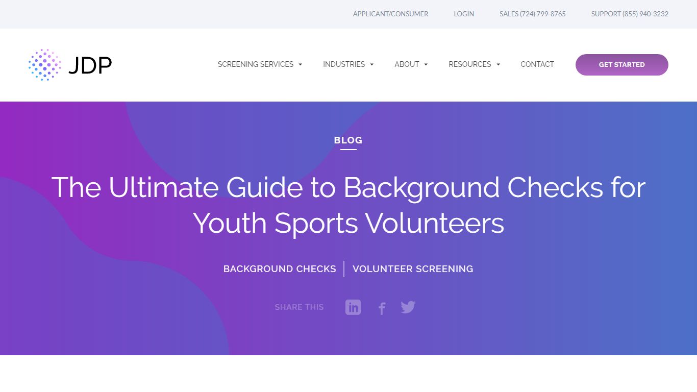 The Ultimate Guide to Background Checks for Youth Sports - JDP