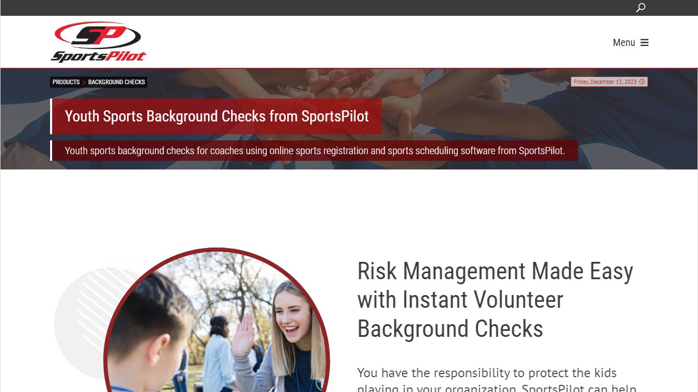 Youth Sports Background Checks from SportsPilot